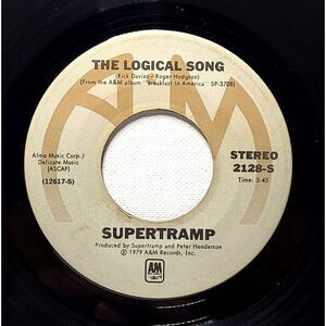Supertramp "The Logical Song / Just Another Nervous Wreck" 45 RPM VG Rock